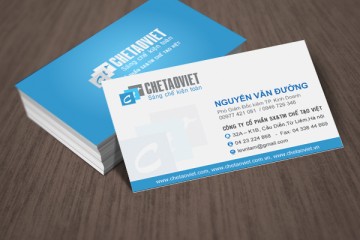 Dịch vụ in card visit giá rẻ tại Hà Nội