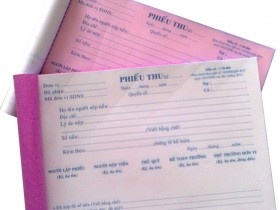 In phiếu thu chi giá rẻ tại Hà Nội