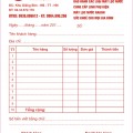 Mẫu hóa đơn bán lẻ đẹp