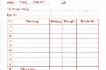 In hóa đơn bán lẻ, hóa đơn gtgt giá rẻ tại quận Hoàng Mai – Hà Nội