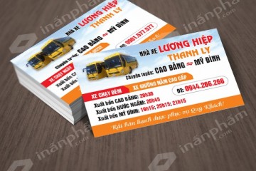 IN CARD VISIT Ở BẾN XE GIÁP BÁT
