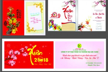 Chuyên In Thiệp chúc Tết, Thiệp chúc mừng năm mới tại Hà Nội