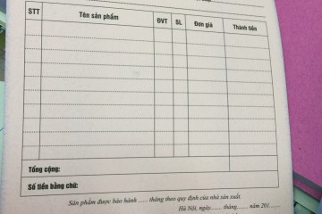 IN HÓA ĐƠN BÁN LẺ TẠI THANH XUÂN
