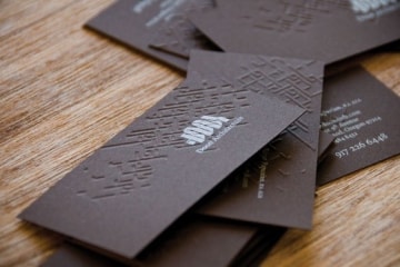In card visit khách sạn độc đáo