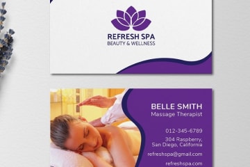 In name card cho Spa