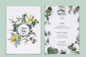 In menu tiệc cưới siêu đẹp, siêu độc đáo