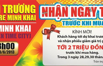 in tờ rơi khai trương