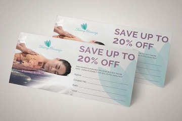 In voucher spa, thẩm mĩ viện