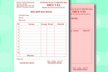In hóa đơn bán lẻ tại Hà Nội